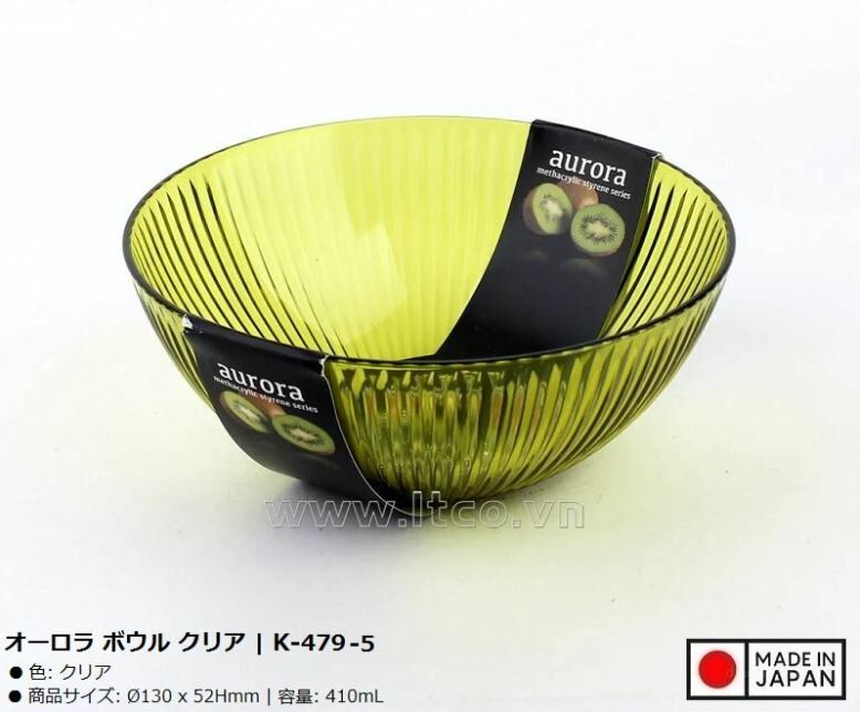 日本製 碗盤極光透明容量410ml - 1件 - 現貨