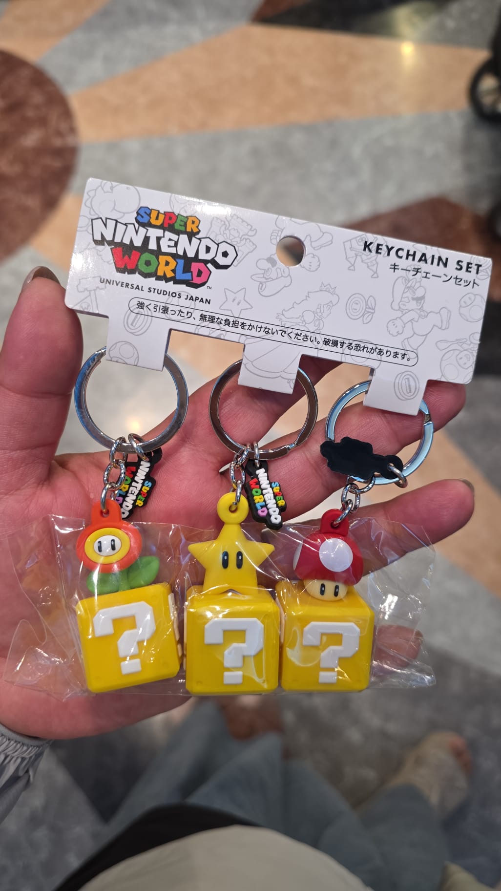 mario key chain set