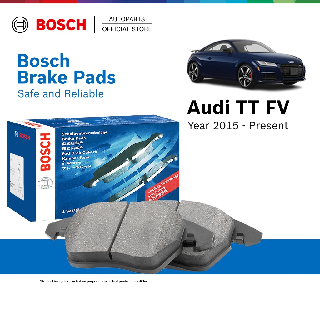 BOSCH Front Brake Pads - Audi TT (FV) , year 2015 - Present - 0986494660
