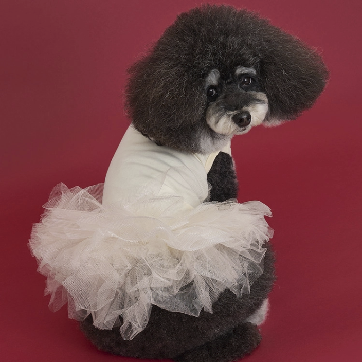 *SuperPet🇰🇷狗狗超夢幻蓬蓬蛋糕紗裙