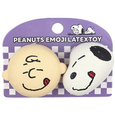 🇰🇷Peanuts Emoji Latex Toy
