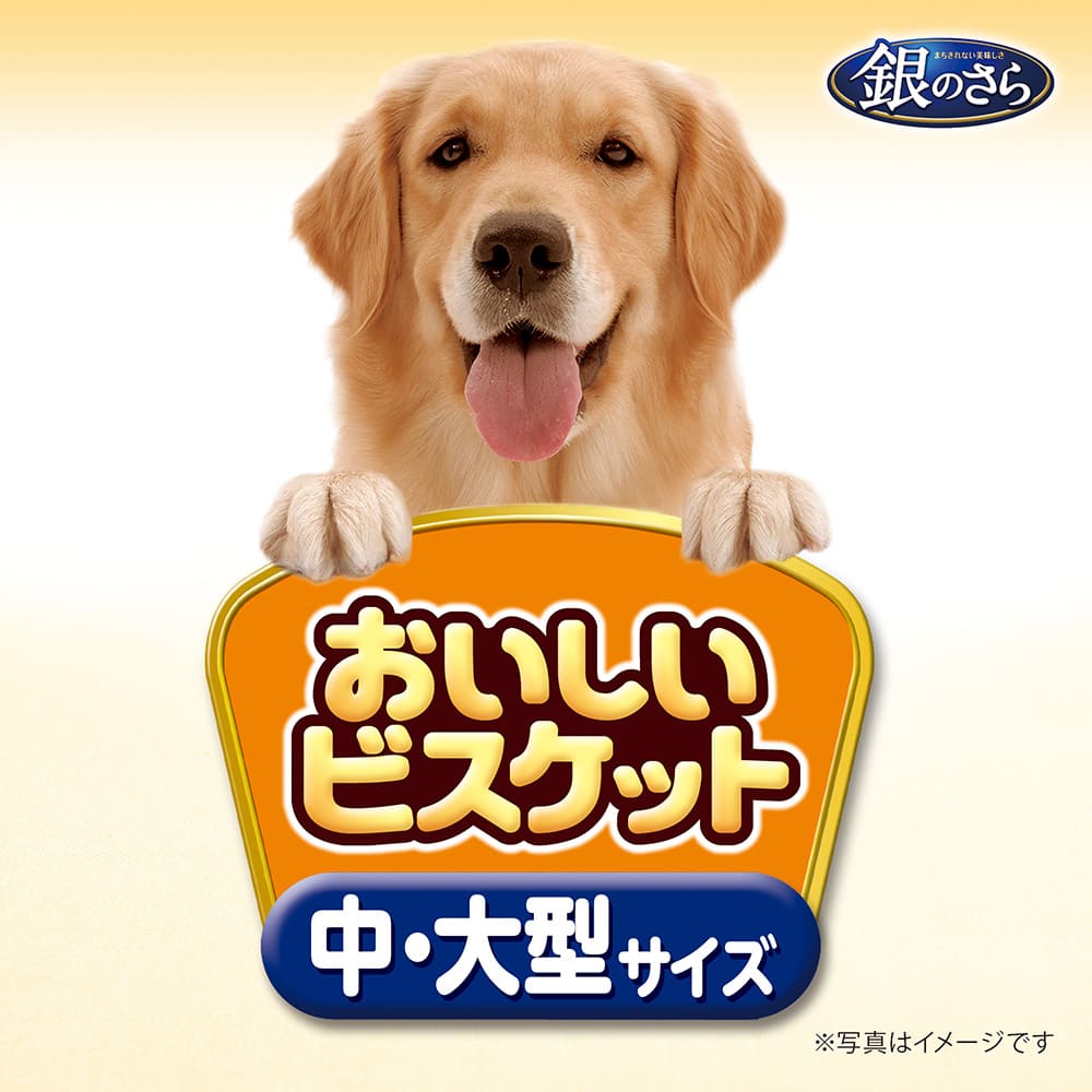 日本銀之匙美味餅乾 - 牛奶雞肉起司口味，720g，中大型犬適用，促進牙齒和骨骼健康