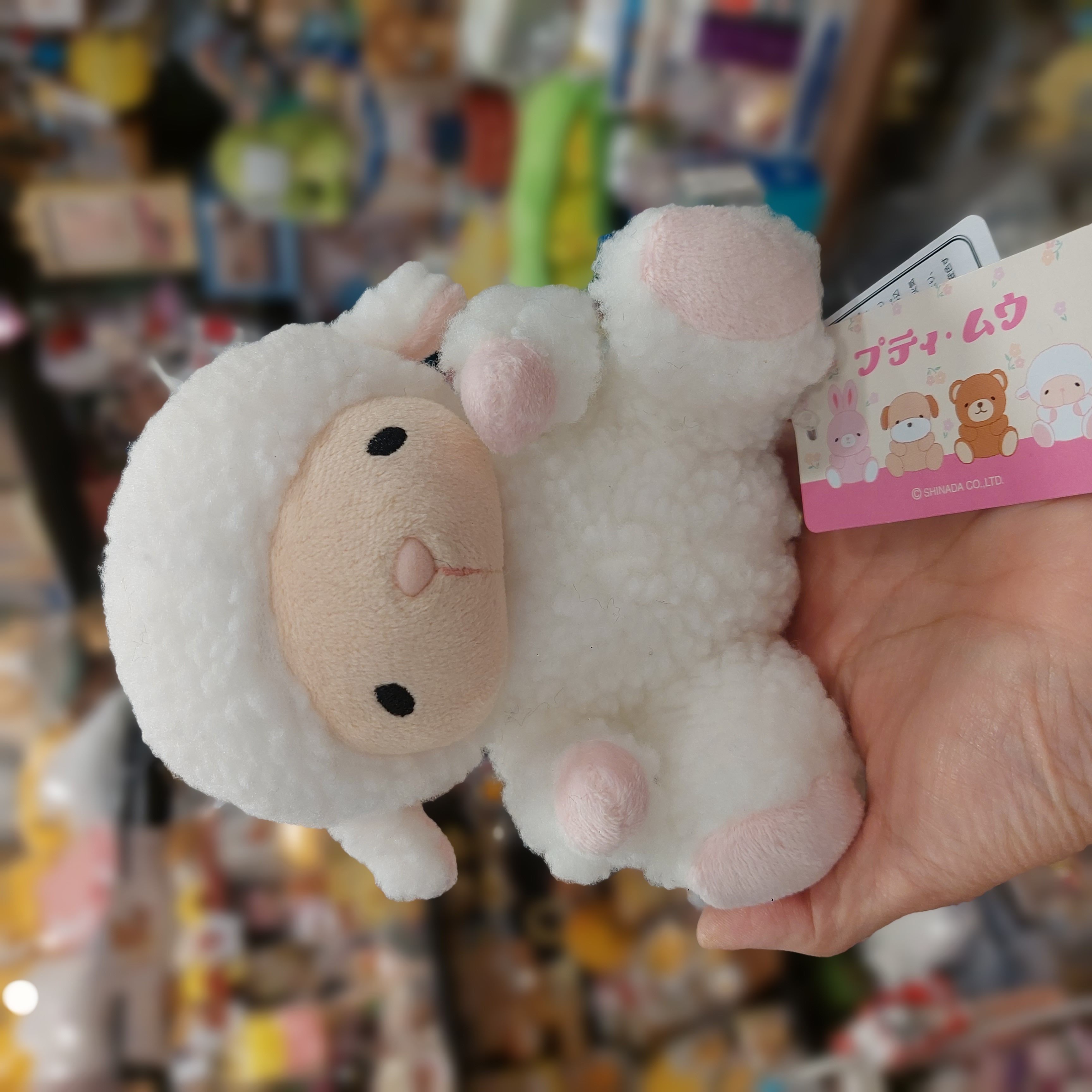 日本 SHINADA 復古毛茸茸 動物小公仔 羊仔，兔兔，小狗 三款選