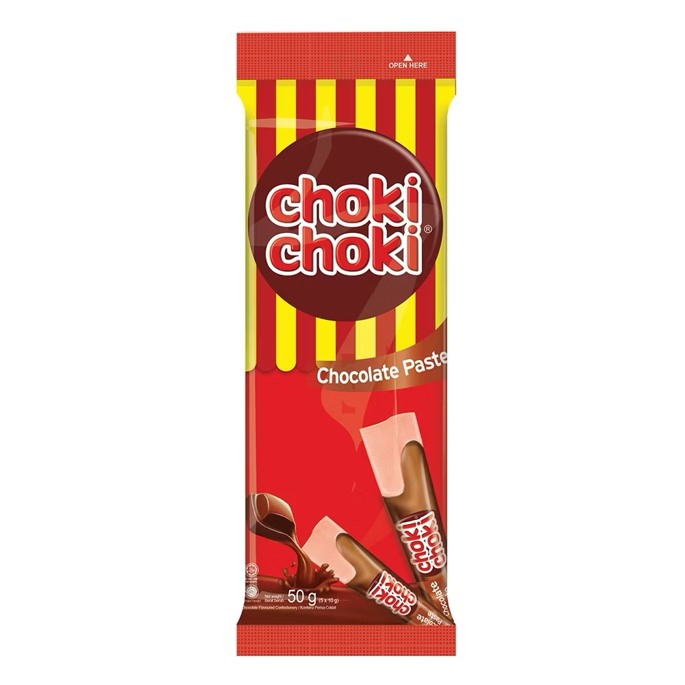 1pkt = 5pcs Choki Choki [Chocolate Paste / Chkococashew / Chocomilk] x 10g