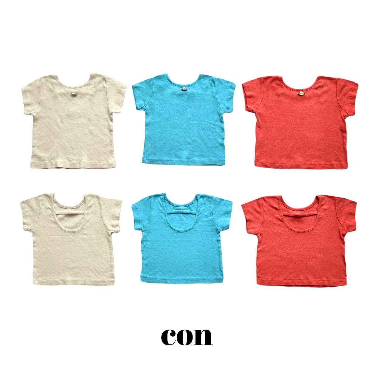 Con | Top (Orange/Ivory size 4(97-107)