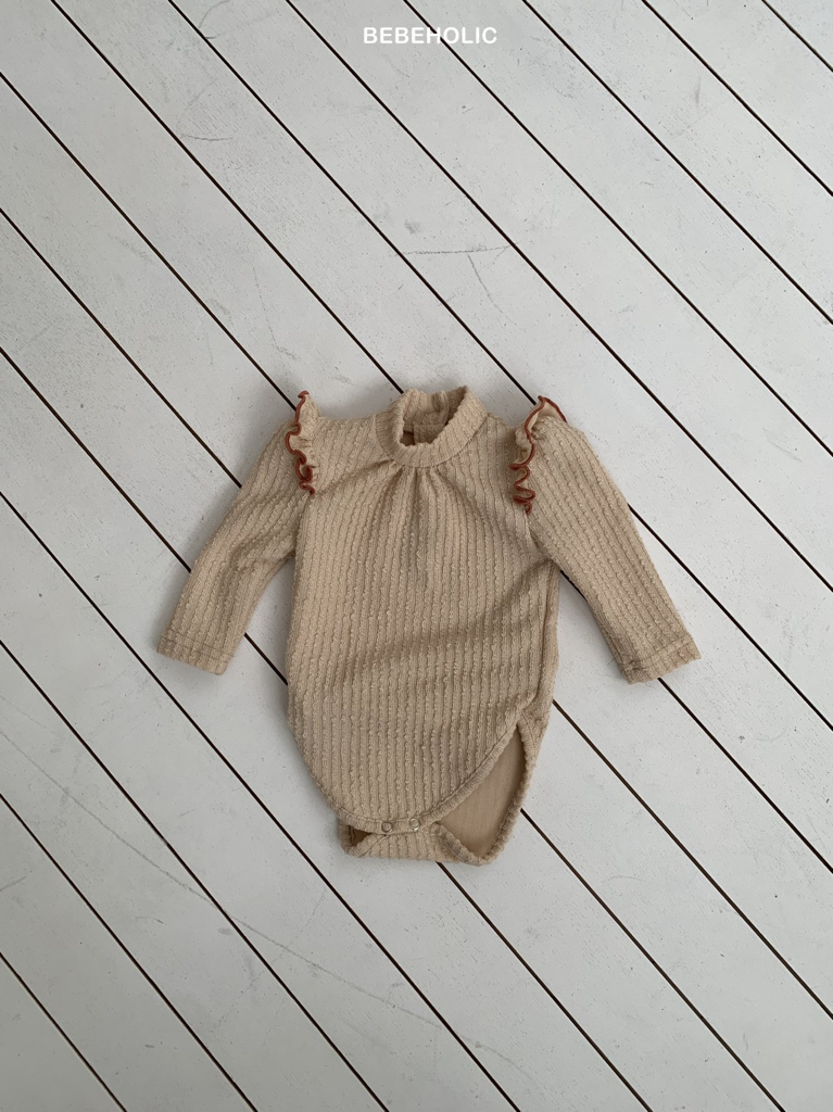 🌸預訂 韓國直送🌸🇰🇷BEBEHOLIC兩色花邊袖長袖包屁衣