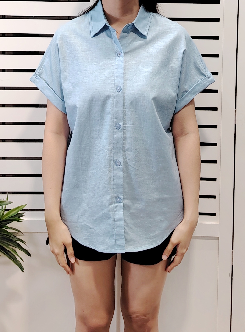 H9376 Linen Basic Shirt