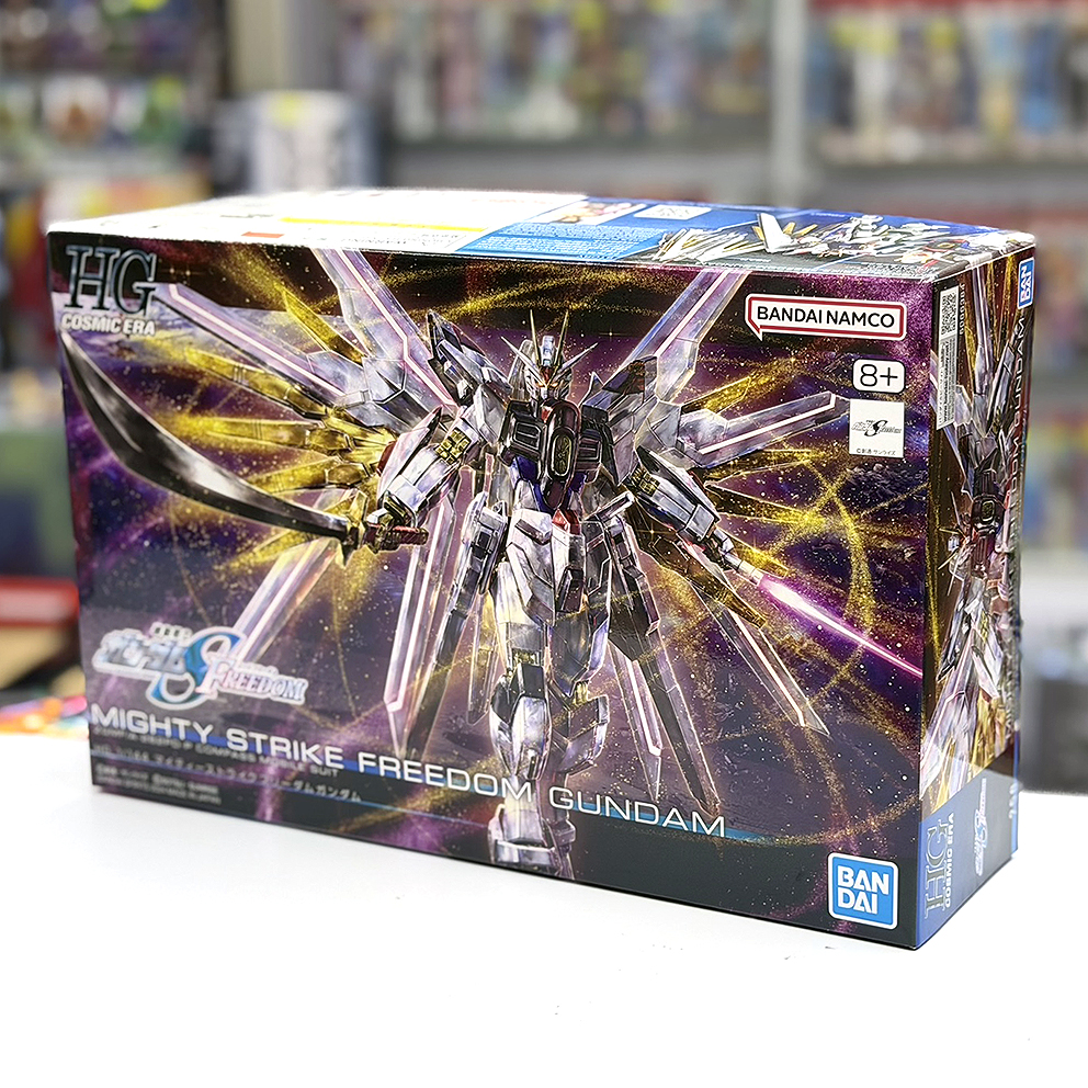 ＜特價＞ (行版) Bandai HG 1/144 Mobile Suit Gundam SEED FREEDOM Mighty Strike Freedom 突擊自由高達極 模型 