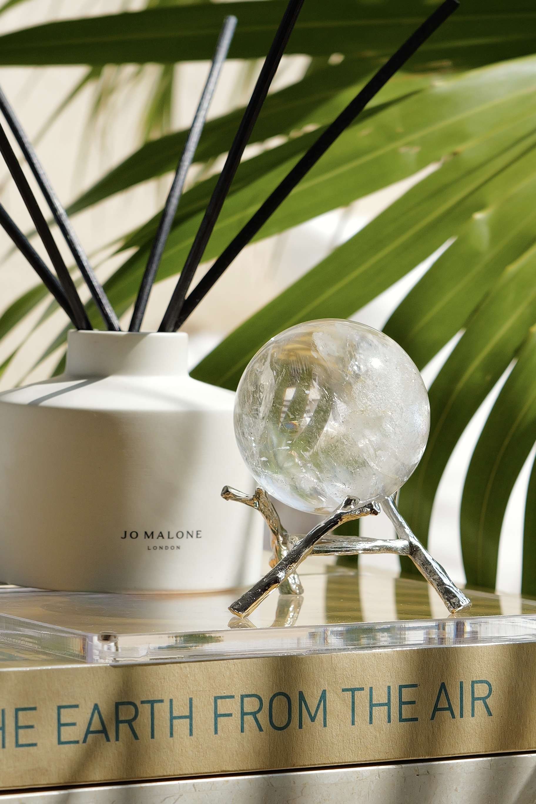 ༒6.95cm白水晶球༒ CQ.6AC5AGA88-RA10*1A8