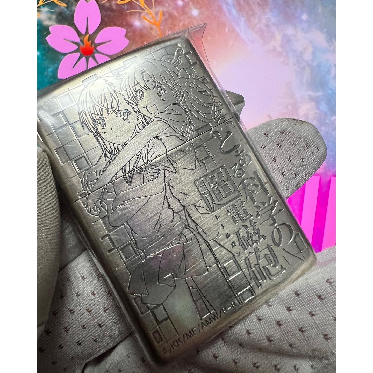 🔥 ZIPPO 🔥 2009年日版科學超電磁砲御坂美琴.白井黑子鍍銀蝕刻 🔥 ZIPPO 🔥 2009年日版科學超電磁砲御坂美琴.白井黑子鍍銀蝕刻