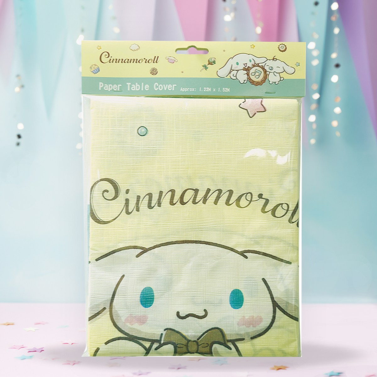 Sanrio 玉桂狗 CN LOVE CHOCOLATE 紙檯布 (約 121 厘米 x 152 厘米) (巧克力圖案) [Sanrio 許可產品]