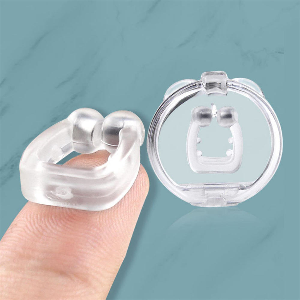 止鼾器 止鼻鼾磁力夾 防打鼻鼾 失眠 睡覺打呼嚕 硅膠磁吸夾 ［平行進口］ HK2749