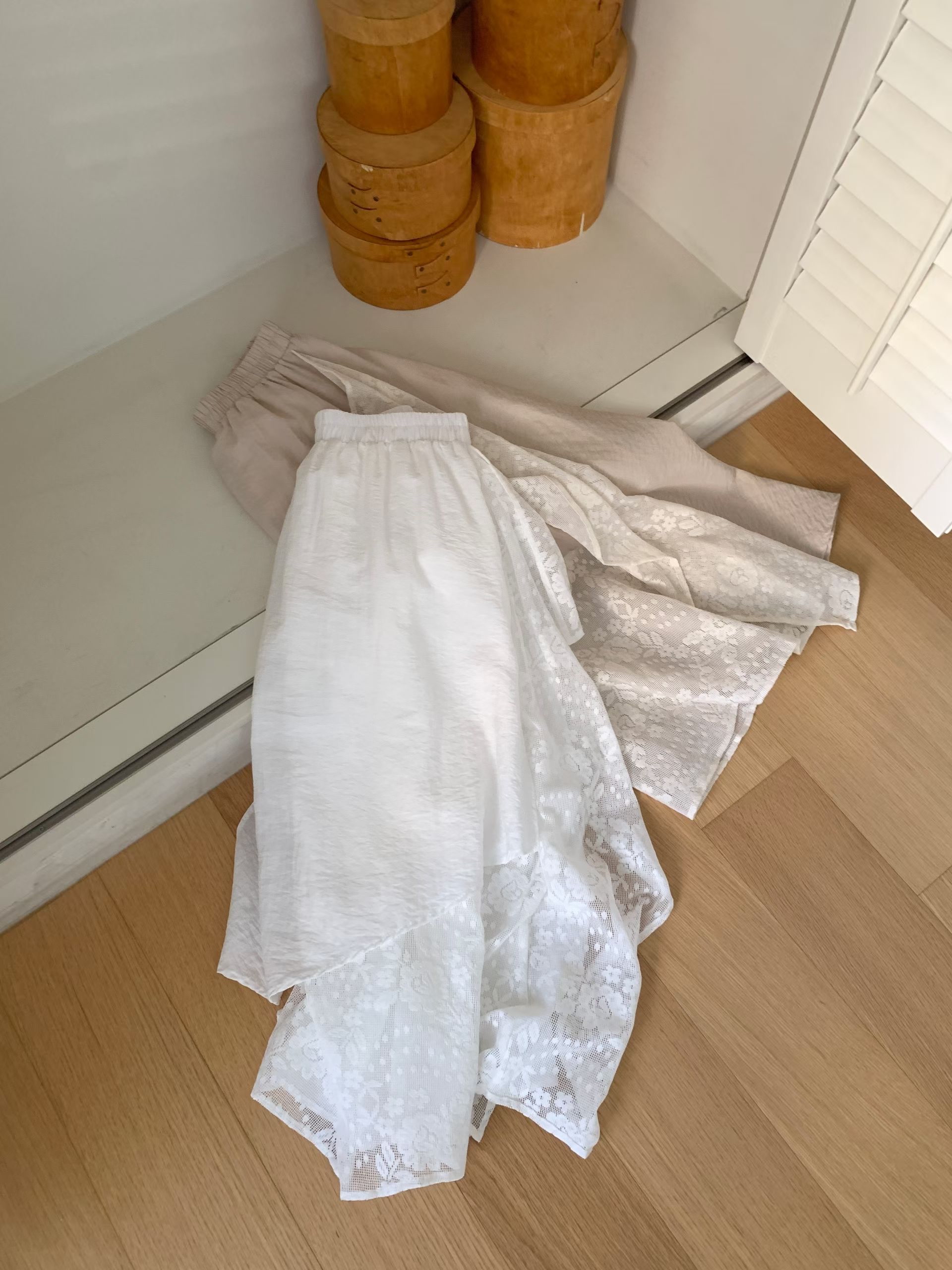 CT30 拼lace 仙氣半截裙