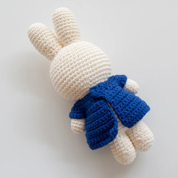 📦訂購 日本代購 荷蘭 Just Dutch 手工編織 米菲 Miffy 藍色碎花裙 公仔