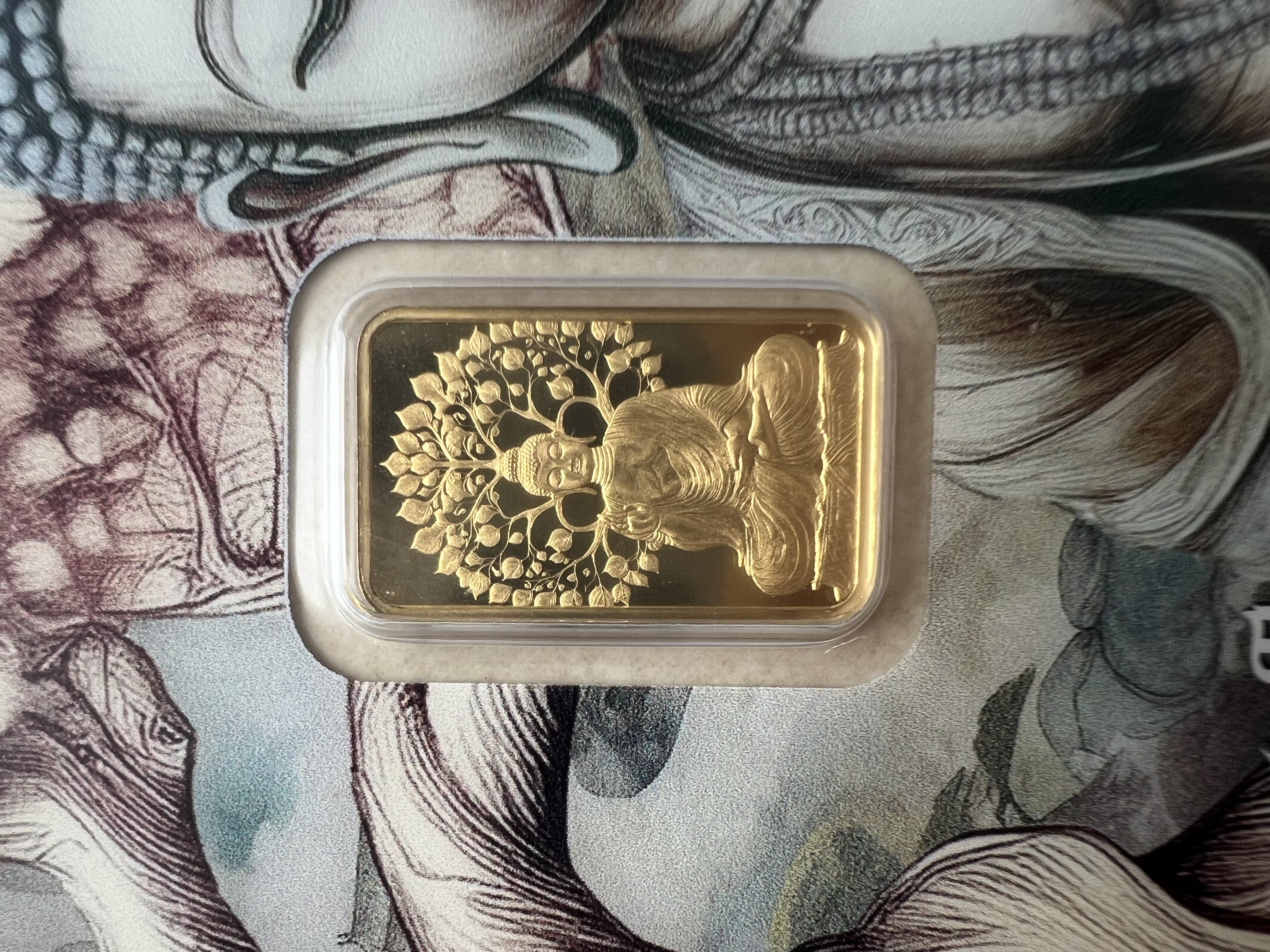 (Nice SN: 2255) PAMP Buddha 5g 🇨🇭Swiss Fine Gold Bar Emas 999.9 释迦摩尼