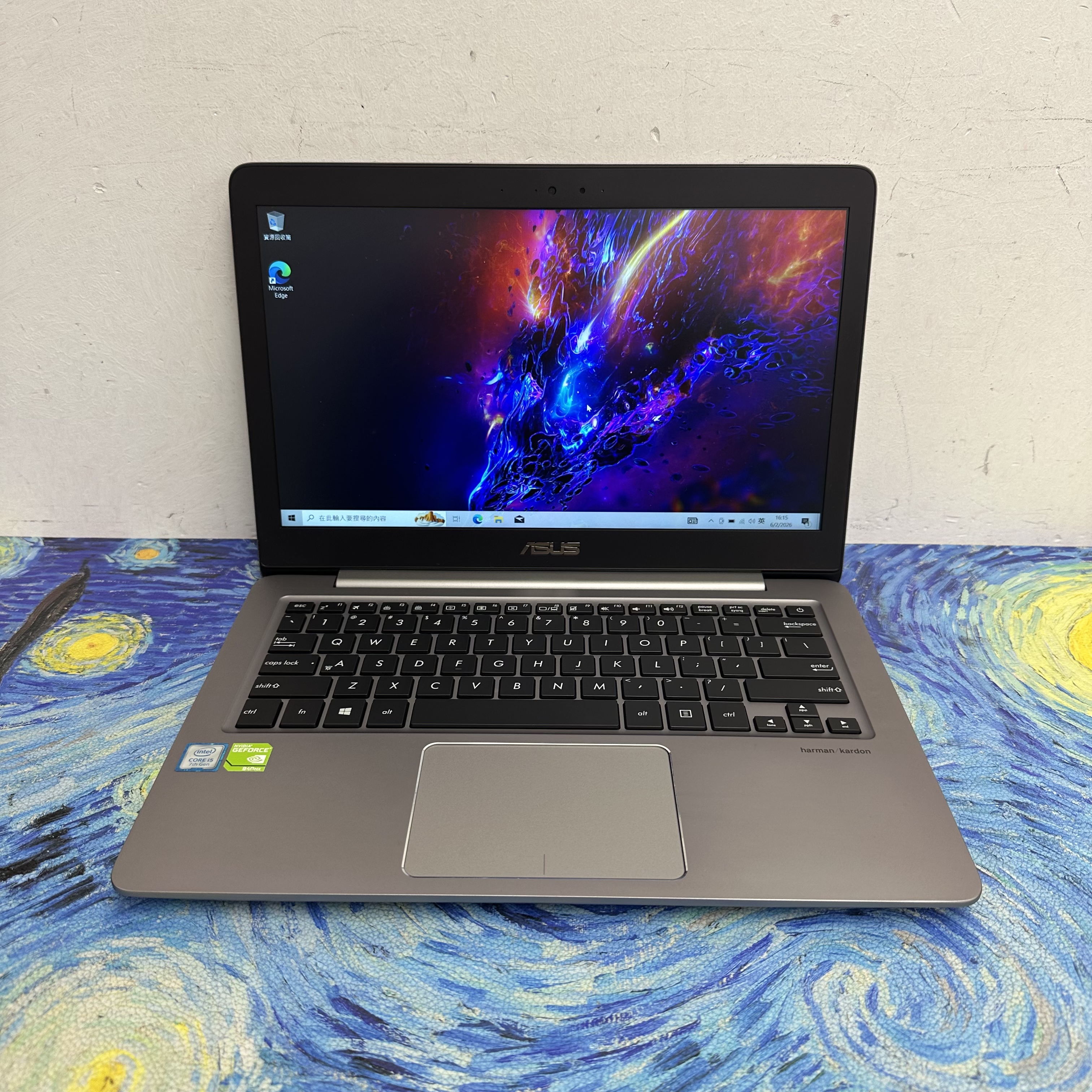 #5633 (華碩獨顯文書機🤩) ASUS i5-7200U/16GB Ram / 256GB SSD/14寸mon/ Gaming Laptop/ Notebook/ PC 