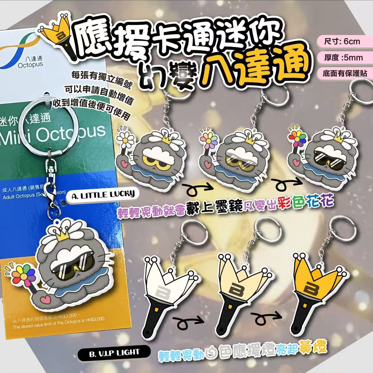 【預訂】3D ZO & FRIENDS 幻變八達通匙扣