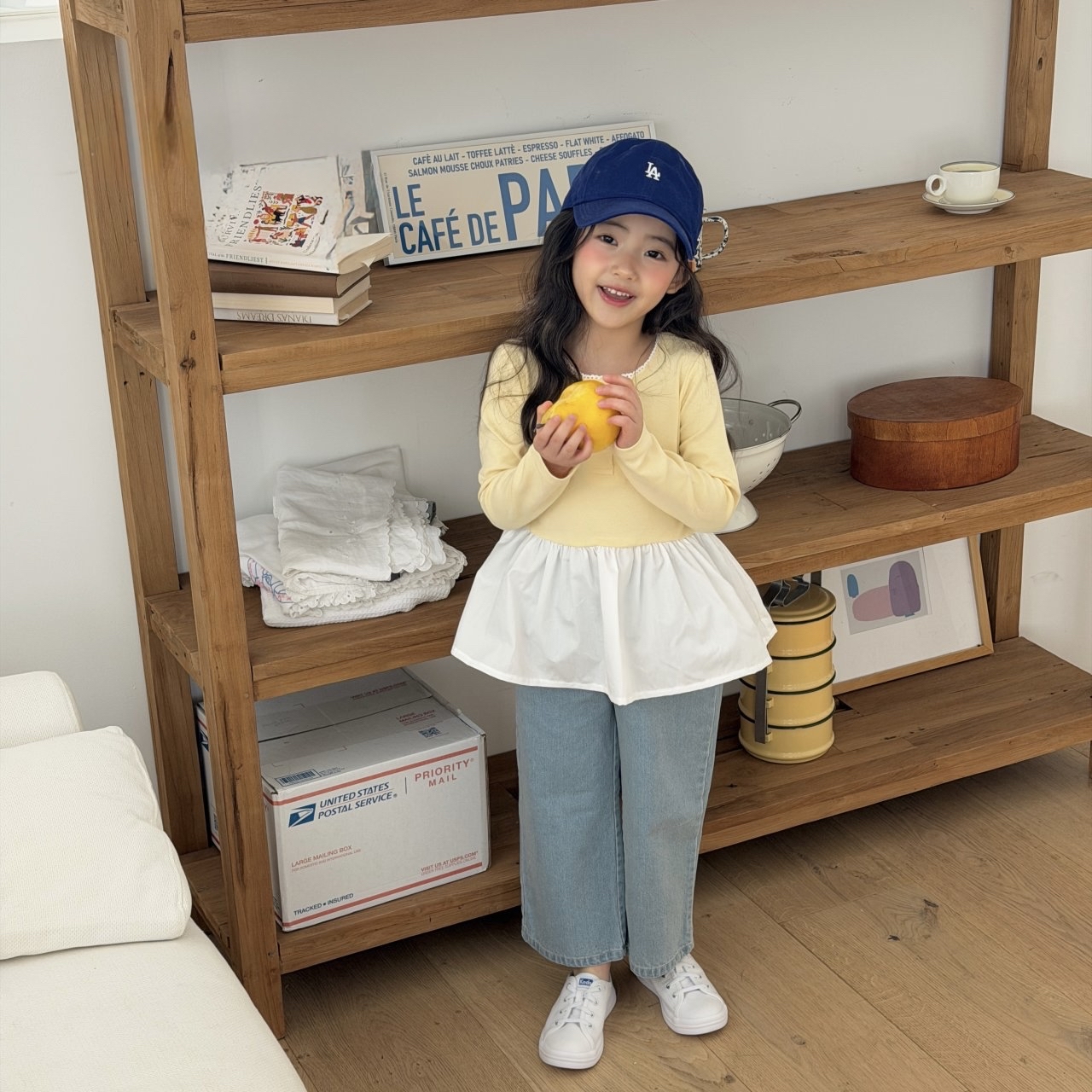 Ninibello | 春季薄Tee (Red/Yellow M100-110)