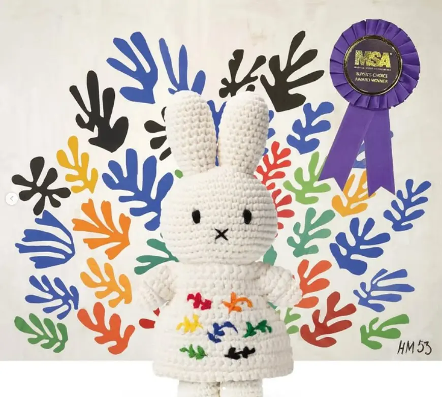 📦訂購 台灣代購 荷蘭 Just Dutch 手工編織 米菲 Miffy 馬諦斯的小麥束洋裝 公仔