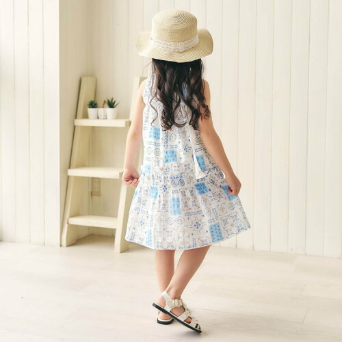 🆕【⭐訂購⭐】🌀 🇯🇵 日本直送 夏季田園風印花 層疊 背心連身裙［2款選］🌀 [ELDA-0067][260507]