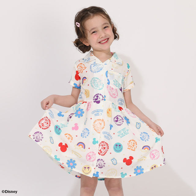 🆕【⭐訂購⭐】 🇯🇵日本直送 🌀#Disney 夏日度假❣️ #親子裝❣️速乾抗皺 連身裙［2款選］🌀 [ELDA-0204][260522]