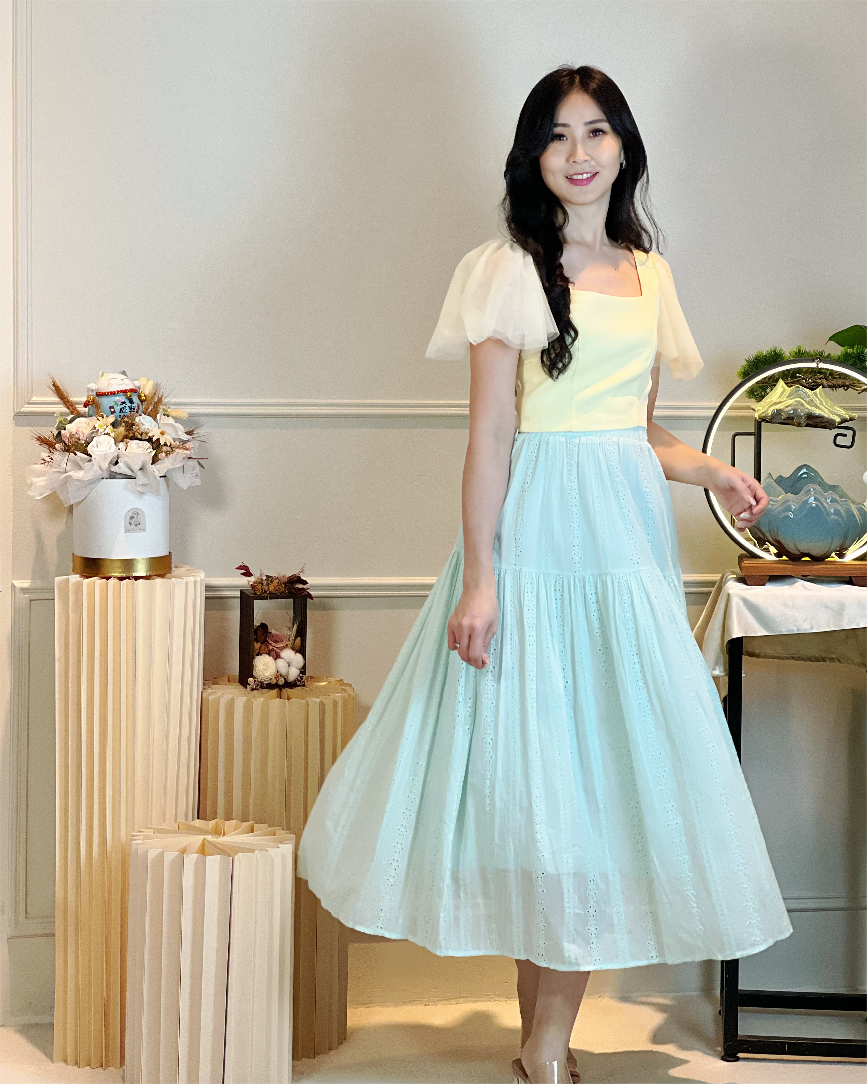 5099 Quinn Flexible A Line Skirt 