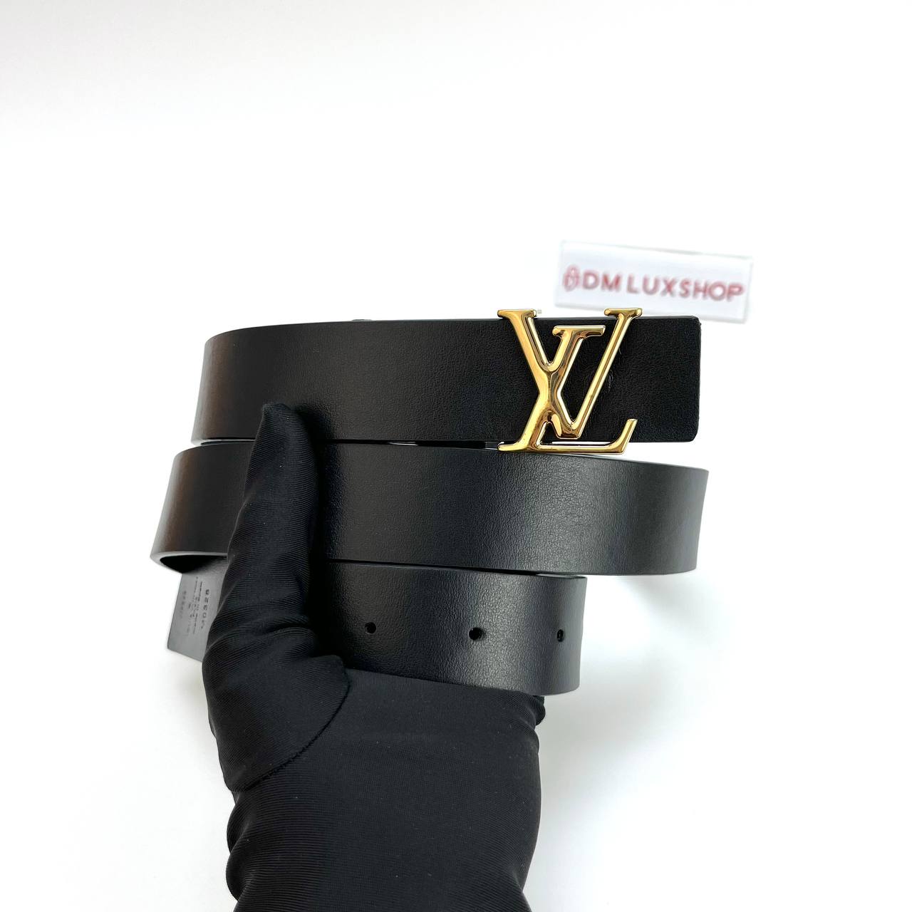 LV Black Iconic 30mm Reversible Belt GHW