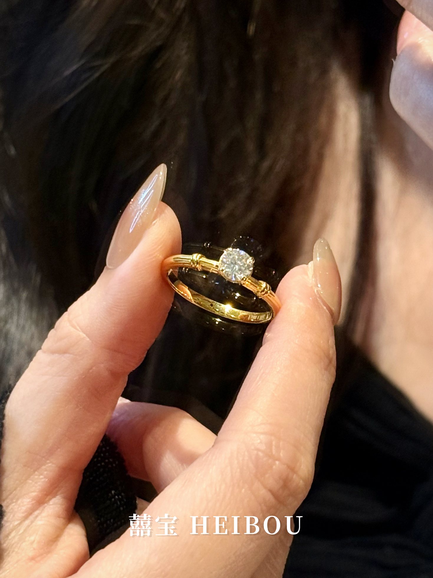 【6D镶嵌】鸽子蛋-戒指