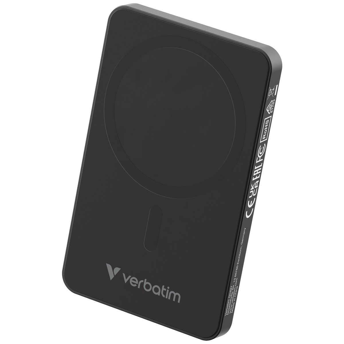 CCC QR Code | 3C可追溯二維碼 香港行貨丨2年保養 Verbatim Charge 'n' Go 5000mAh 磁吸無線流動充電池｜WPB5｜黑色｜32225｜3C CCC QR Code 認證 