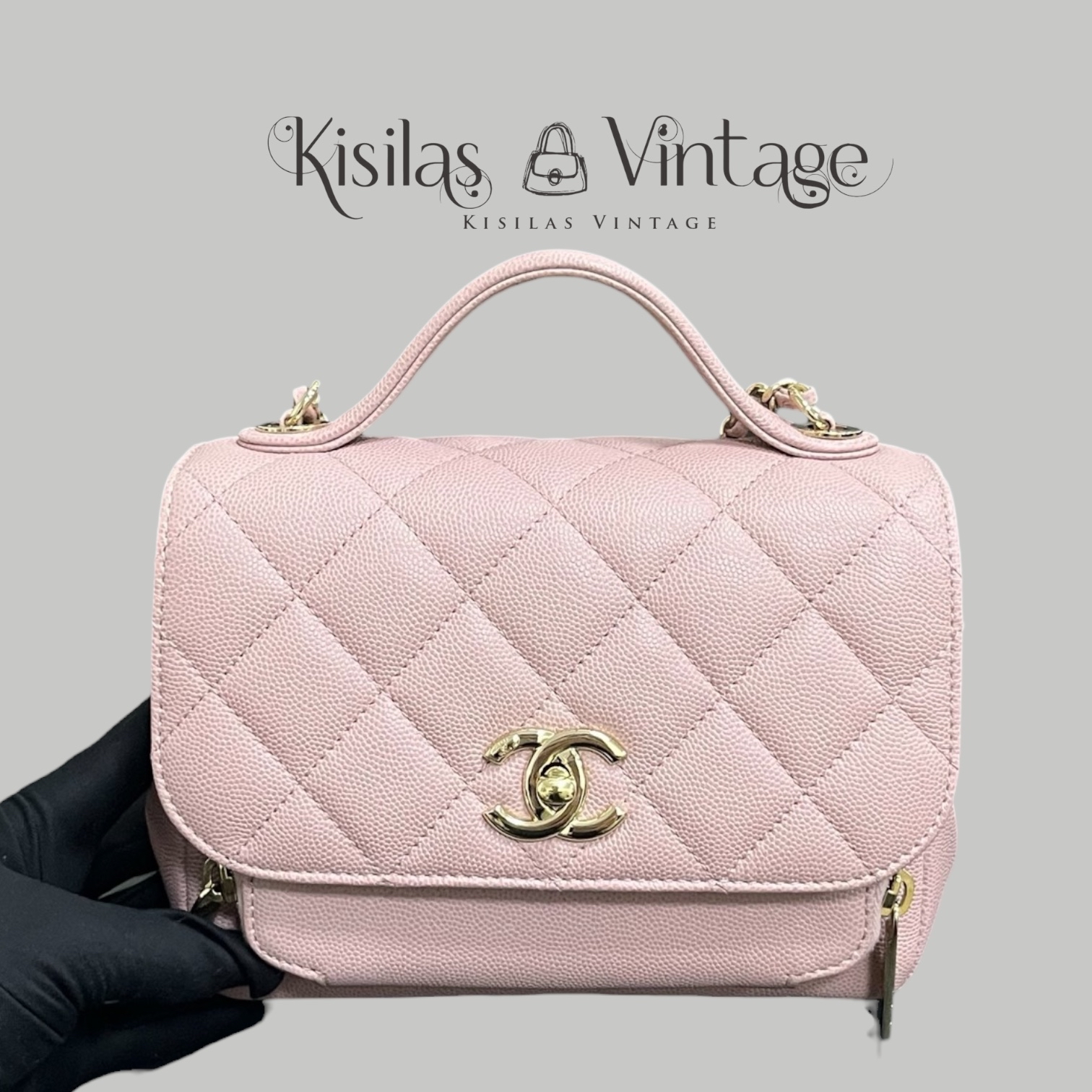 Chanel business affinity粉紅色 