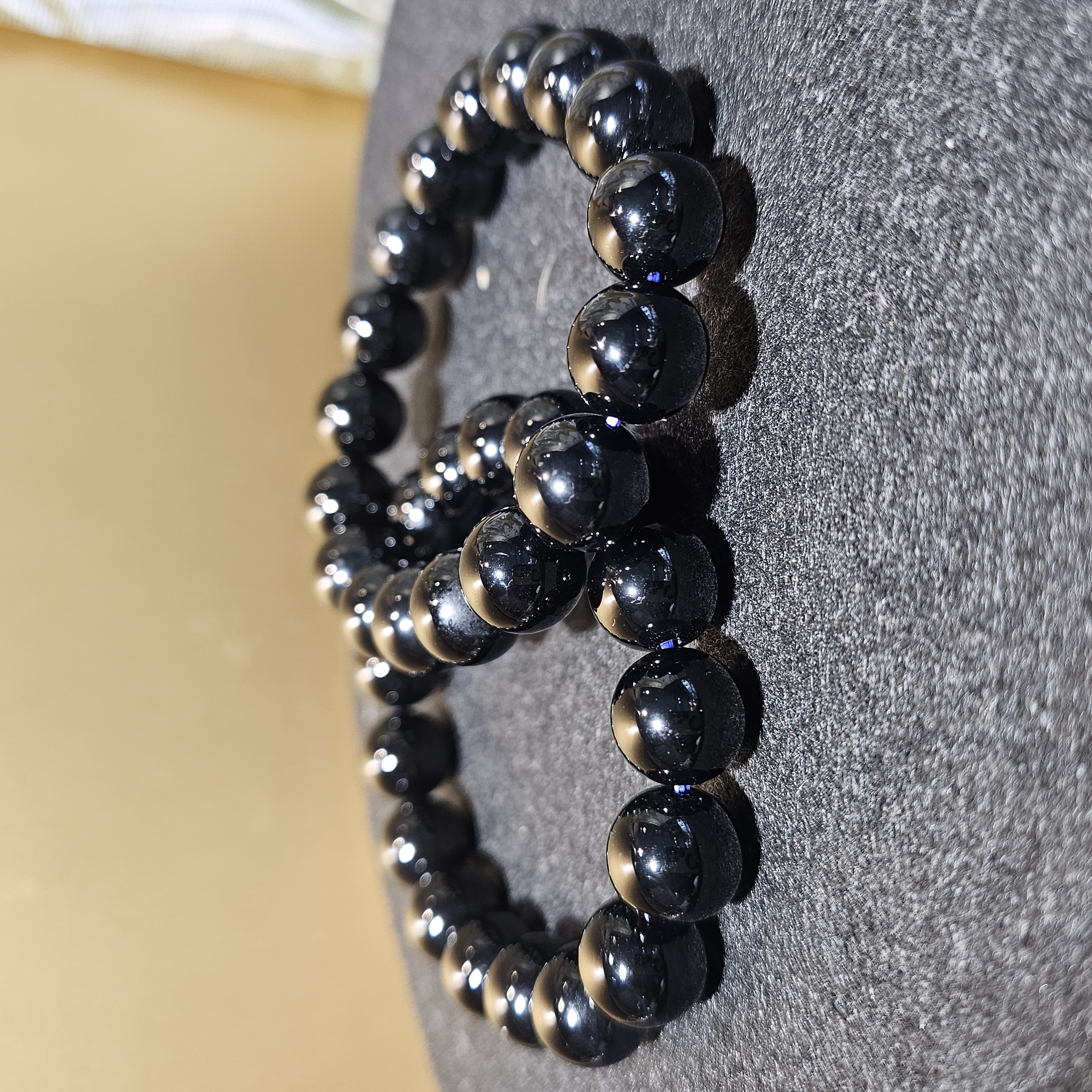 黑瑪瑙手串(Black Agate)