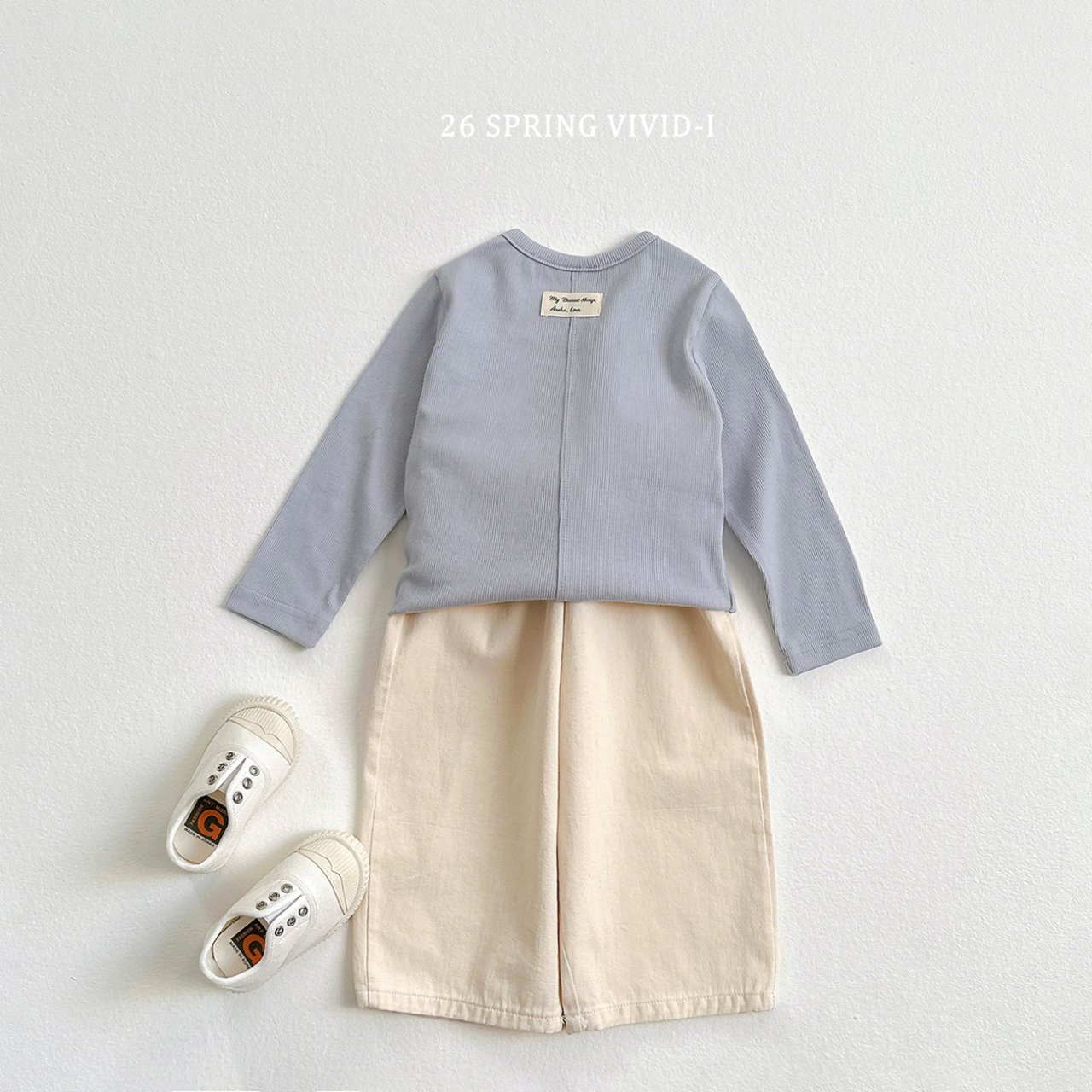 🌸預訂 韓國直送🌸🇰🇷VIVIDI四色日常純色長袖打底上衣