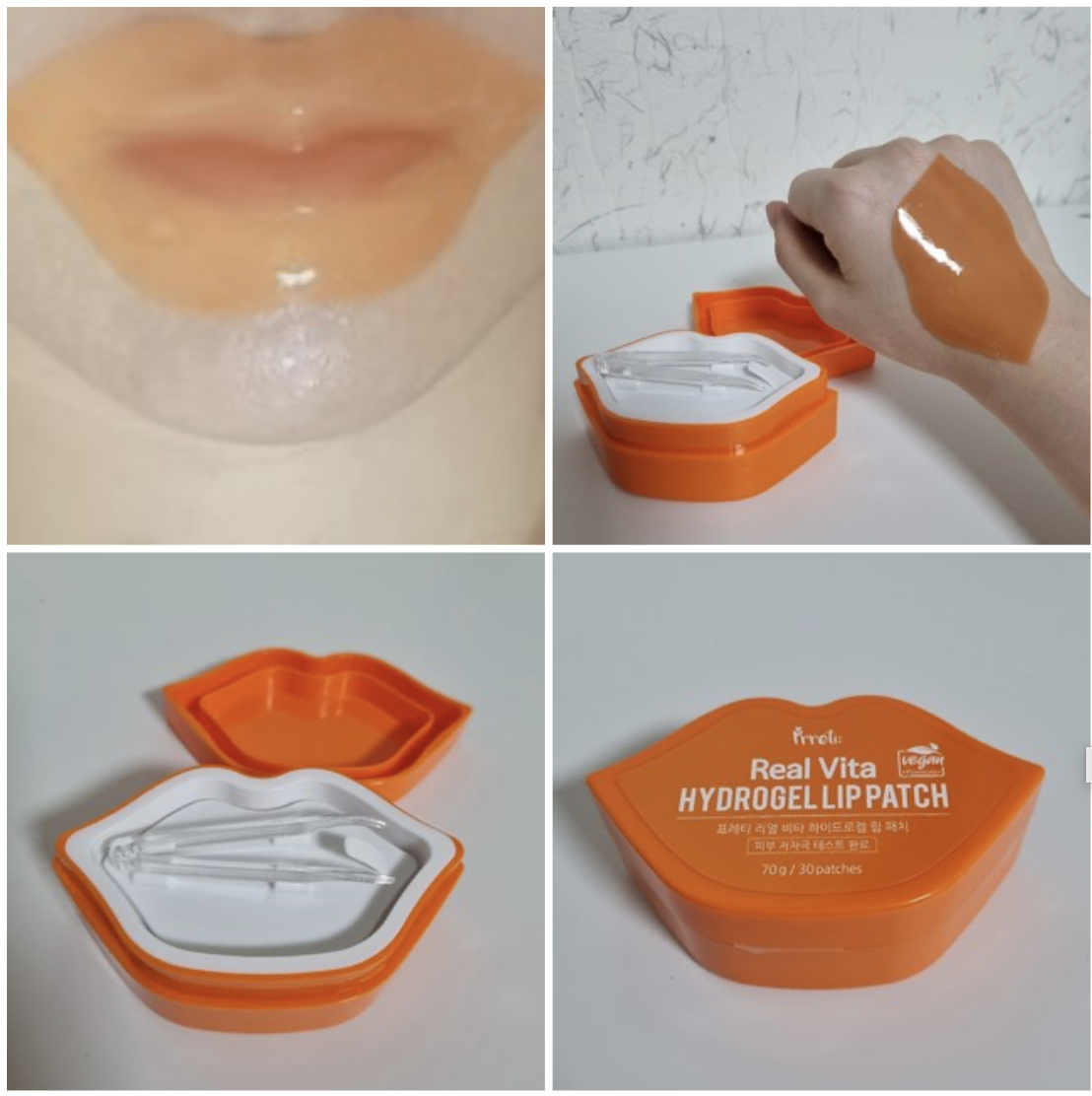 韓國 Prreti 10重維他命水凝膠補水唇膜｜Real Vita Hydrogel Lip Patch