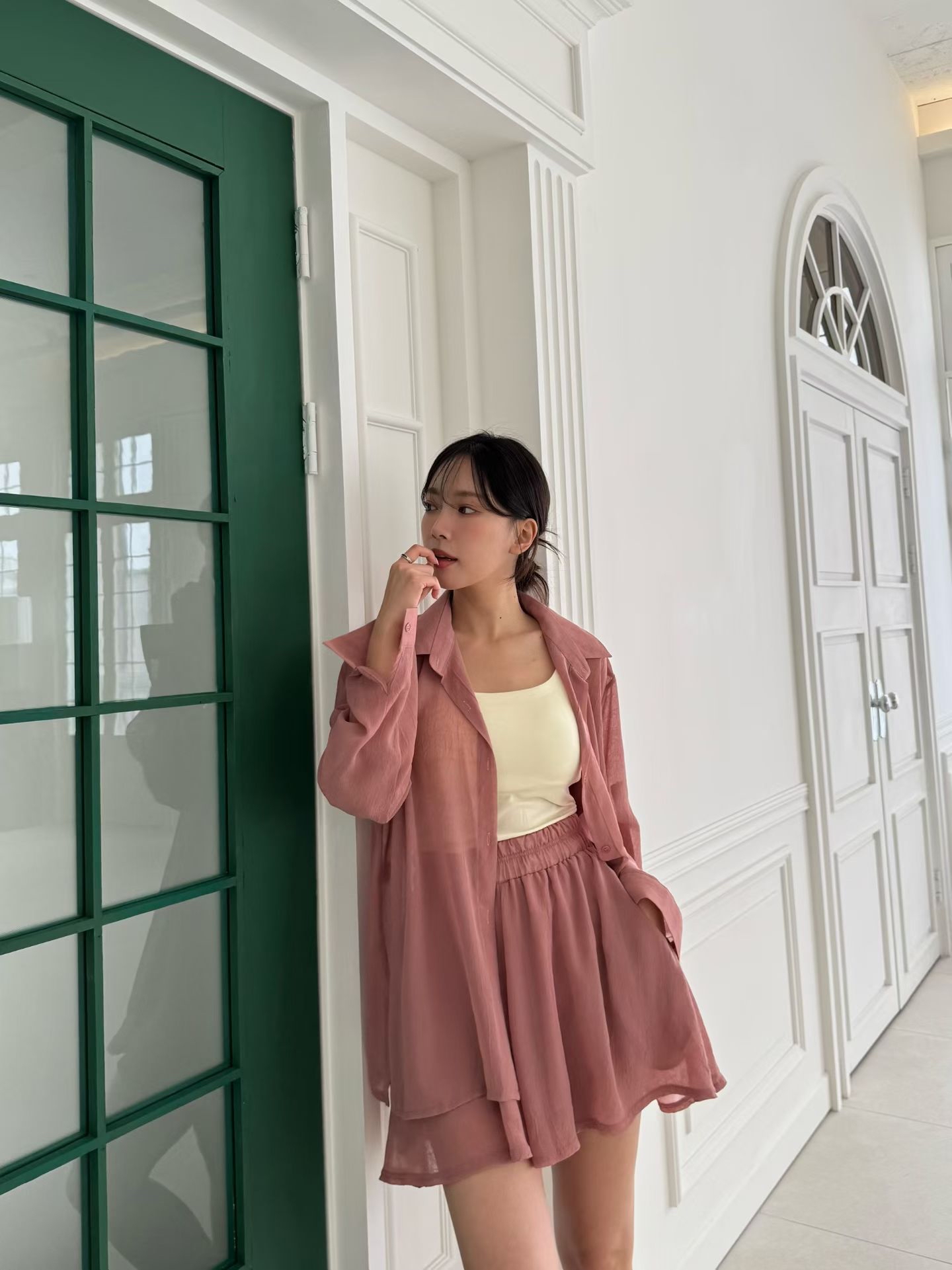 MG08_05 輕薄透視SHIRT (3色)