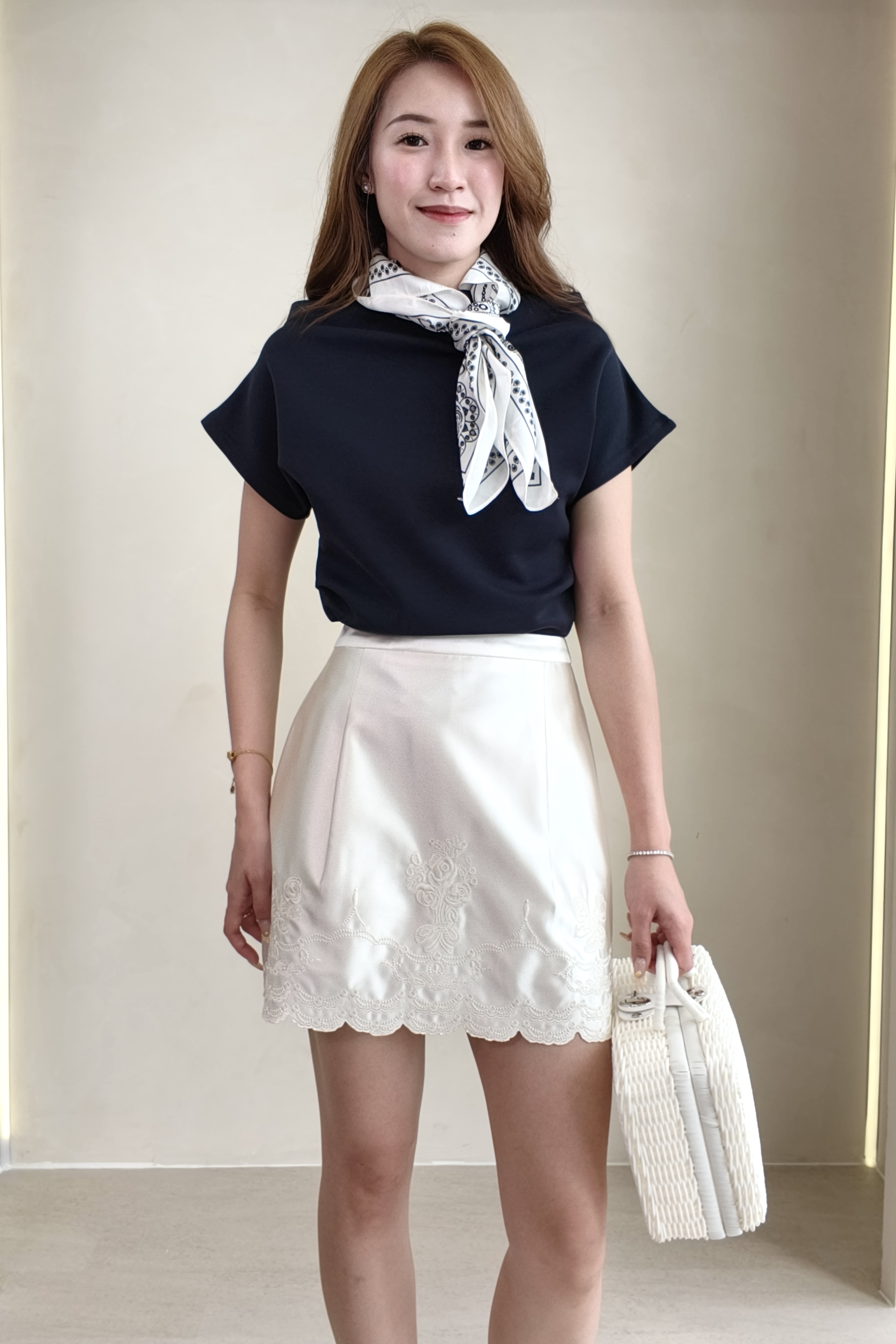 309941 Sculpted Drape Blouse