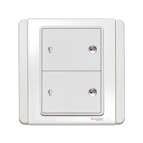 施耐德 NEO 凝白 孖位 光暗掣