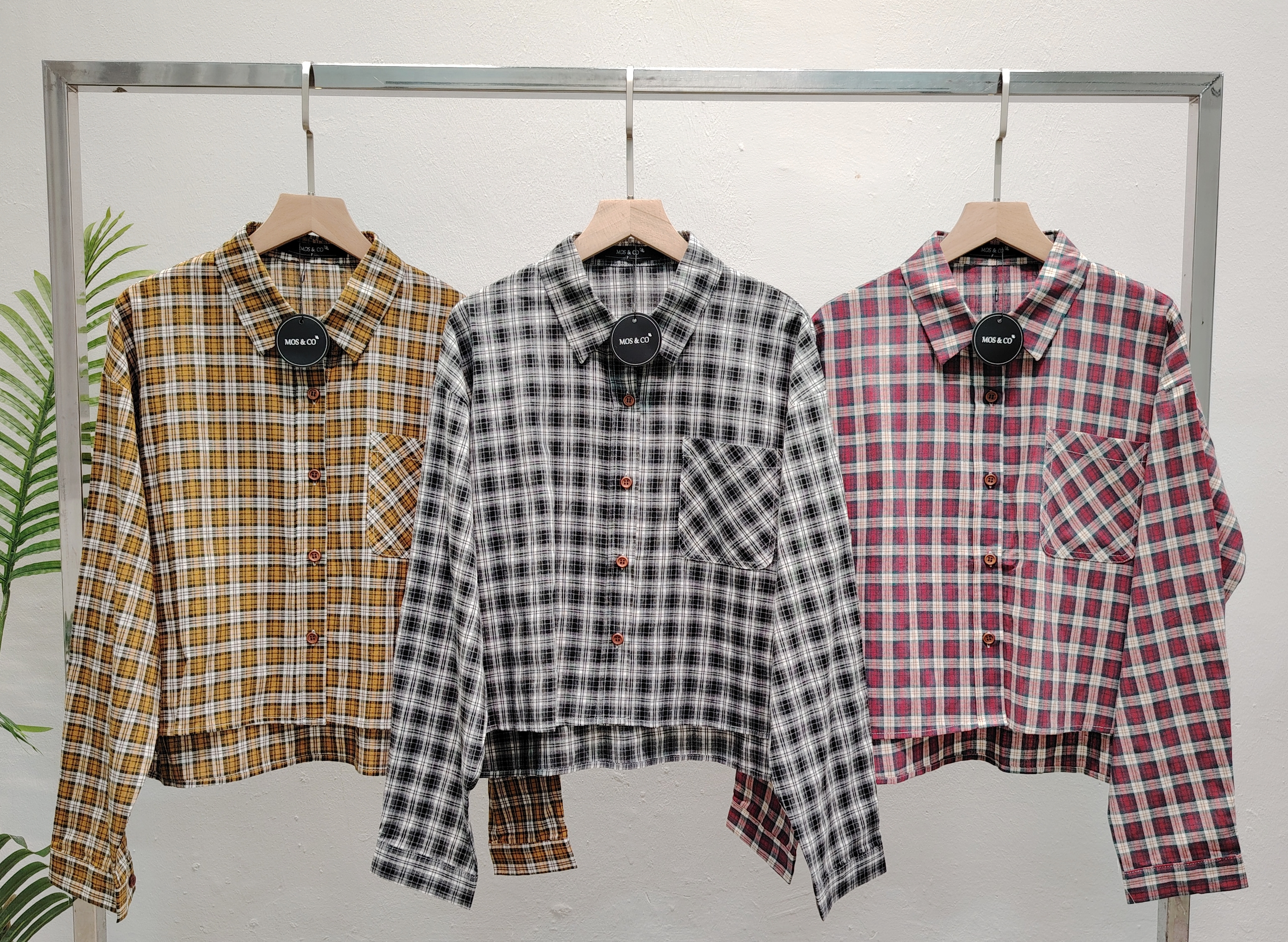 LY5028.1 Checked Long Sleeve Shirt