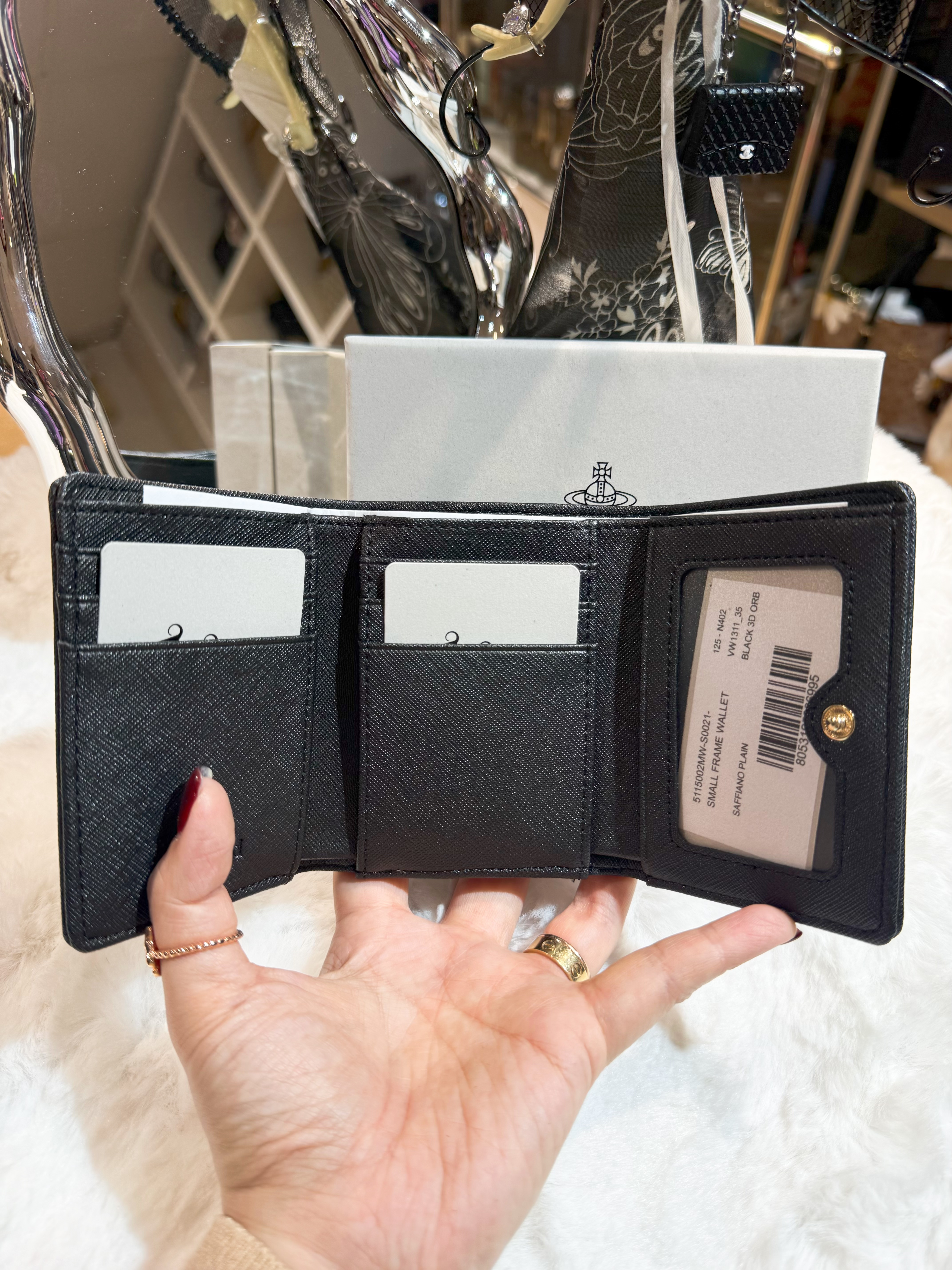Vivienne Westwood wallet 1311/sf/blk/g