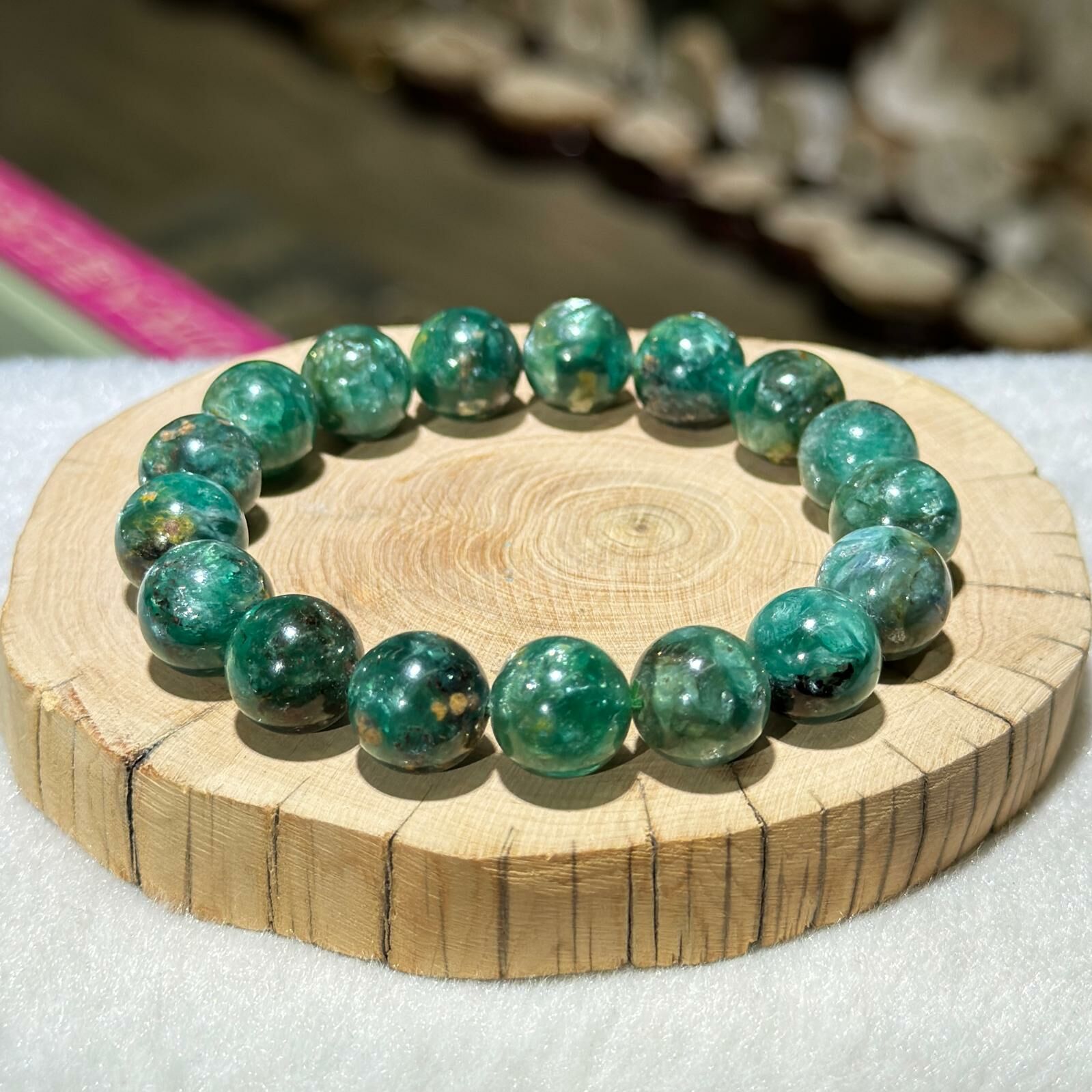 綠祖母晶手串 12 mm +/-