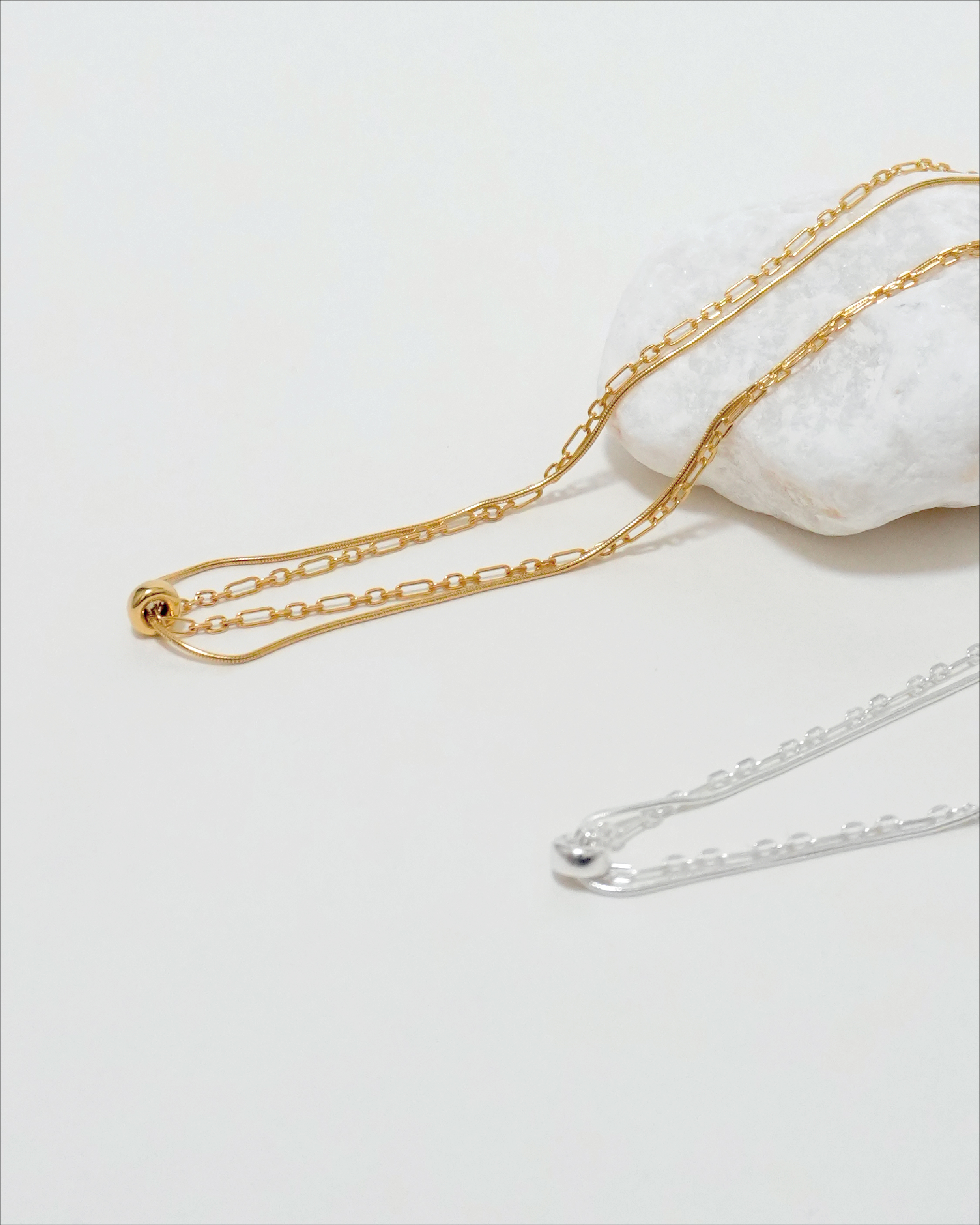 Pure Bead Layered Necklace