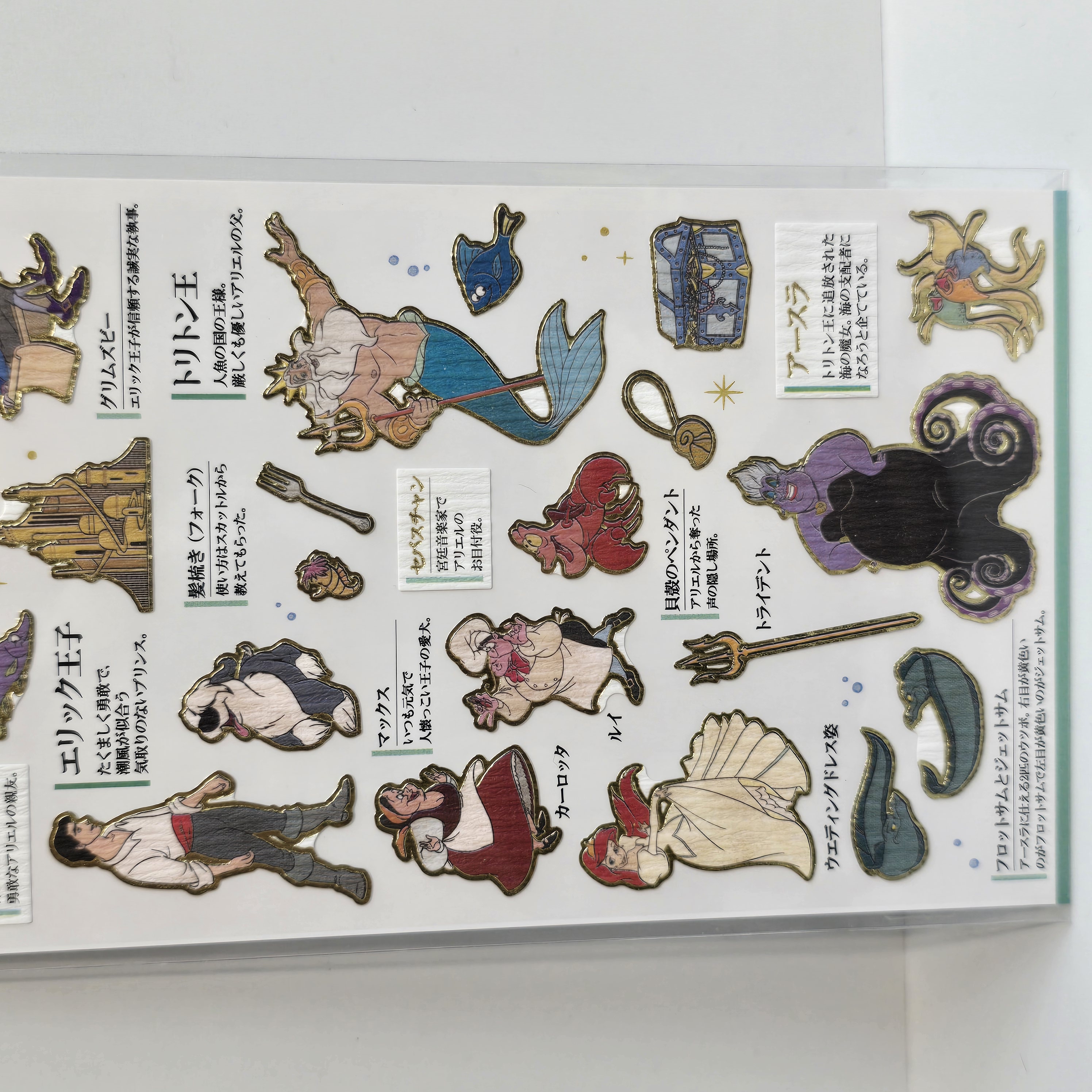 現貨 大人の圖鑑貼紙 Ariel Belle Jasmine