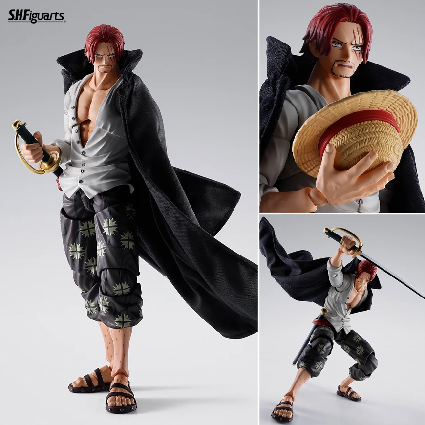 (預訂訂金 $200) (總價 $415) Bandai S.H.Figuarts 海賊王 紅髮 撒古斯 -馬林福特頂上決戰- (行版) SHF One Piece Shanks 