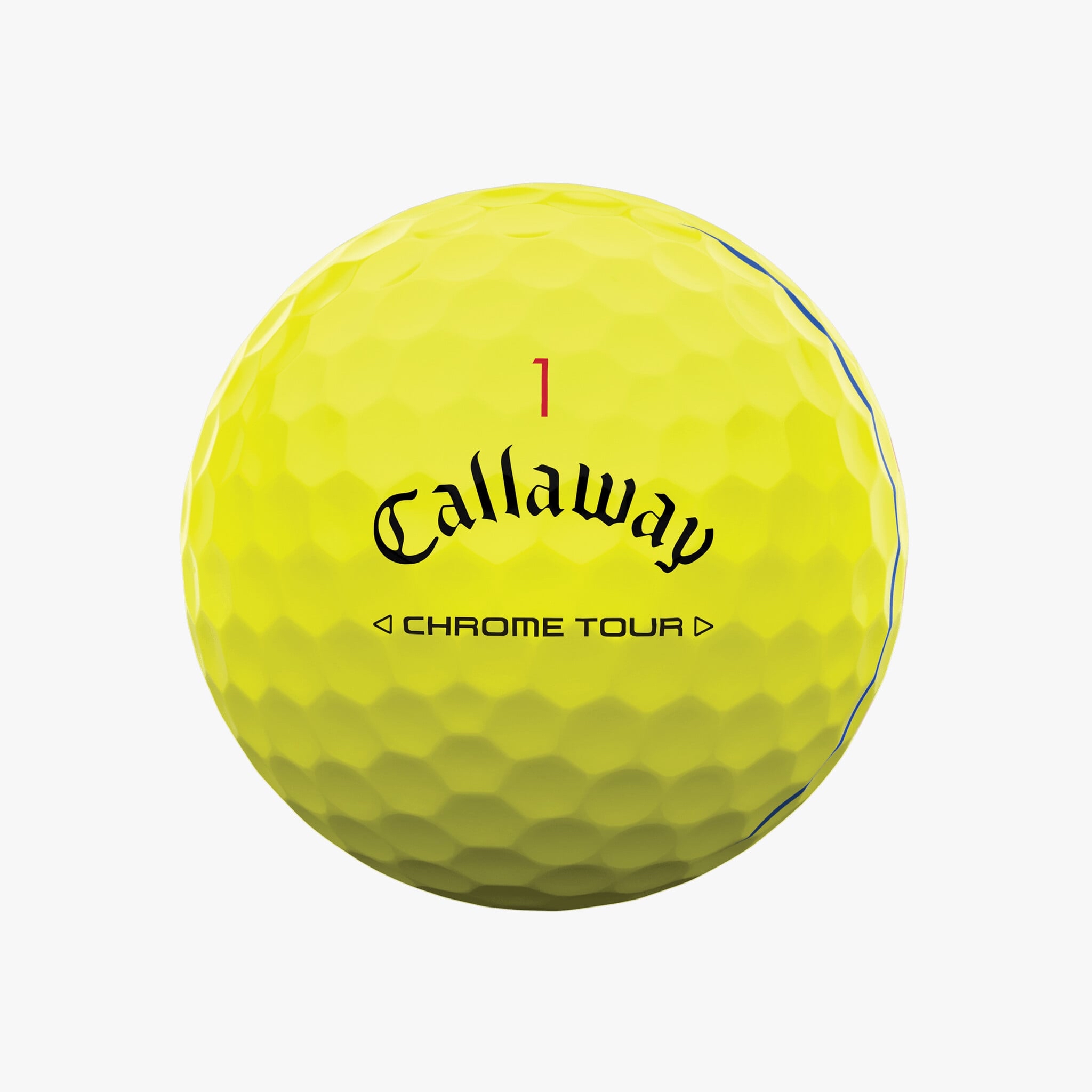CALLAWAY CHROME TOUR TRIPLE TRACK 四層球- 黃色