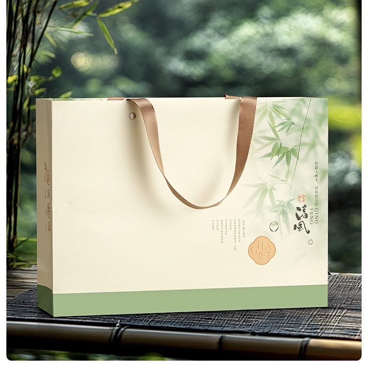 【清风恰几许·竹影入画来】清新自然风格茶礼品味红茶白茶礼盒套装