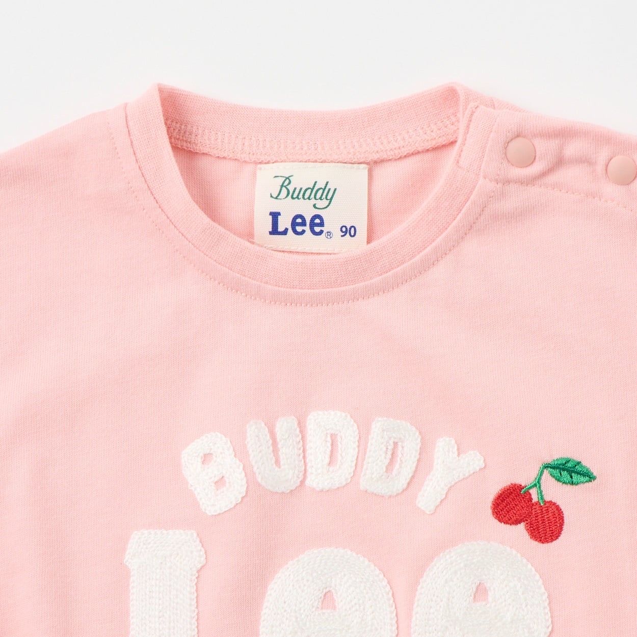 🇯🇵預訂 日本直送🇯🇵Buddy Lee 兩色標誌櫻桃刺繡荷葉邊短袖T恤