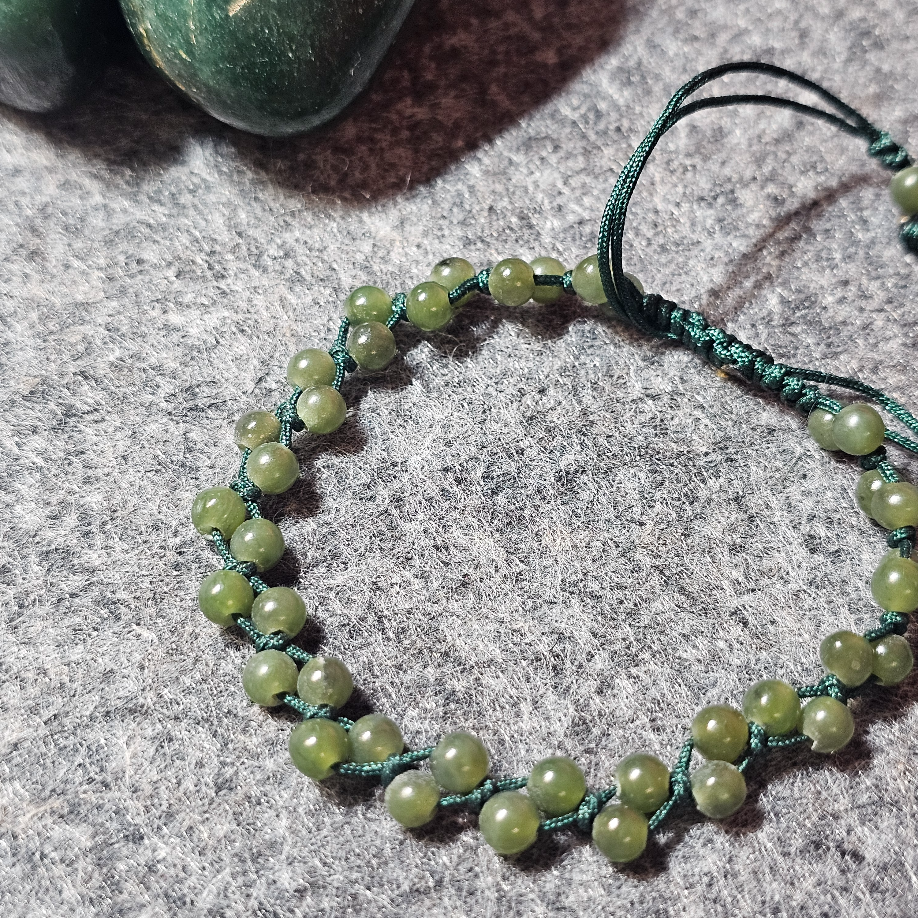 加拿大玉珠織繩手繩