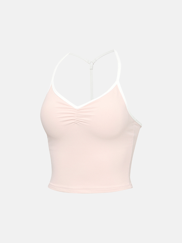 預購_Compression Shirred Bra Top by Grandeline