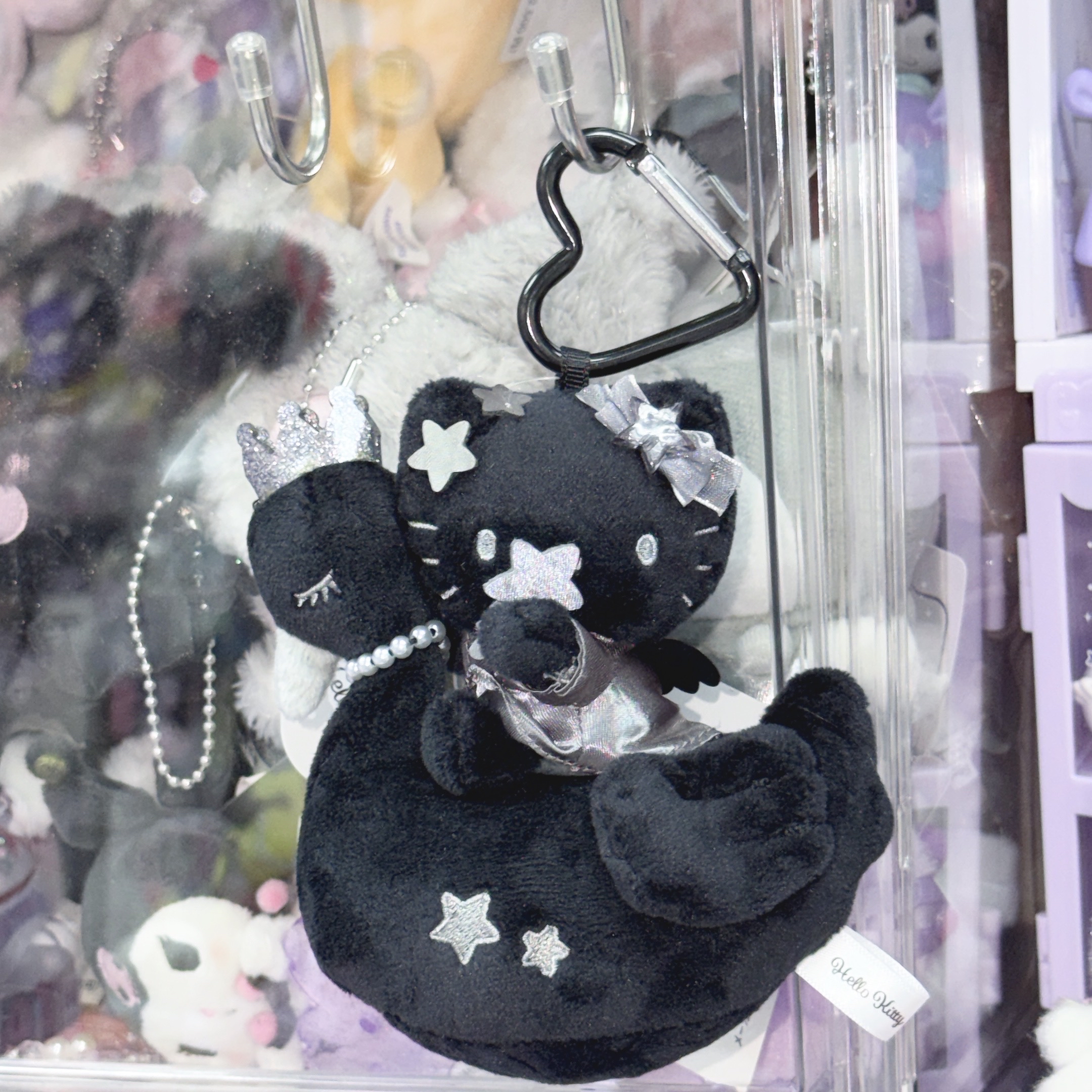 全黑 天鵝Kitty吊飾