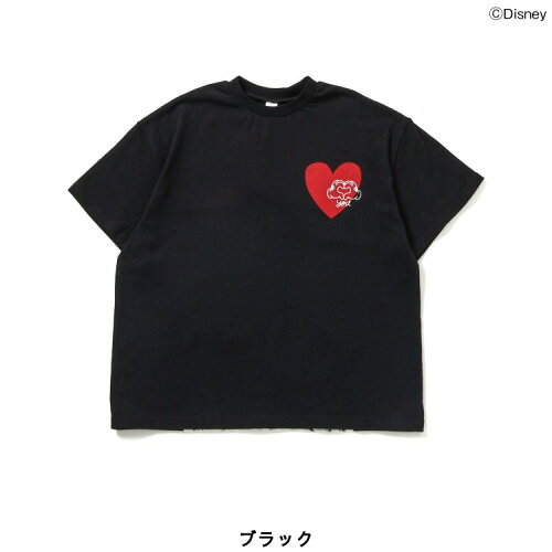 🆕【⭐訂購⭐】🇯🇵 日本直送 🌀#Mickey #Minnie oversized 大剪影 短袖TEE [2款選]🌀 [ELCA-0126][260401]