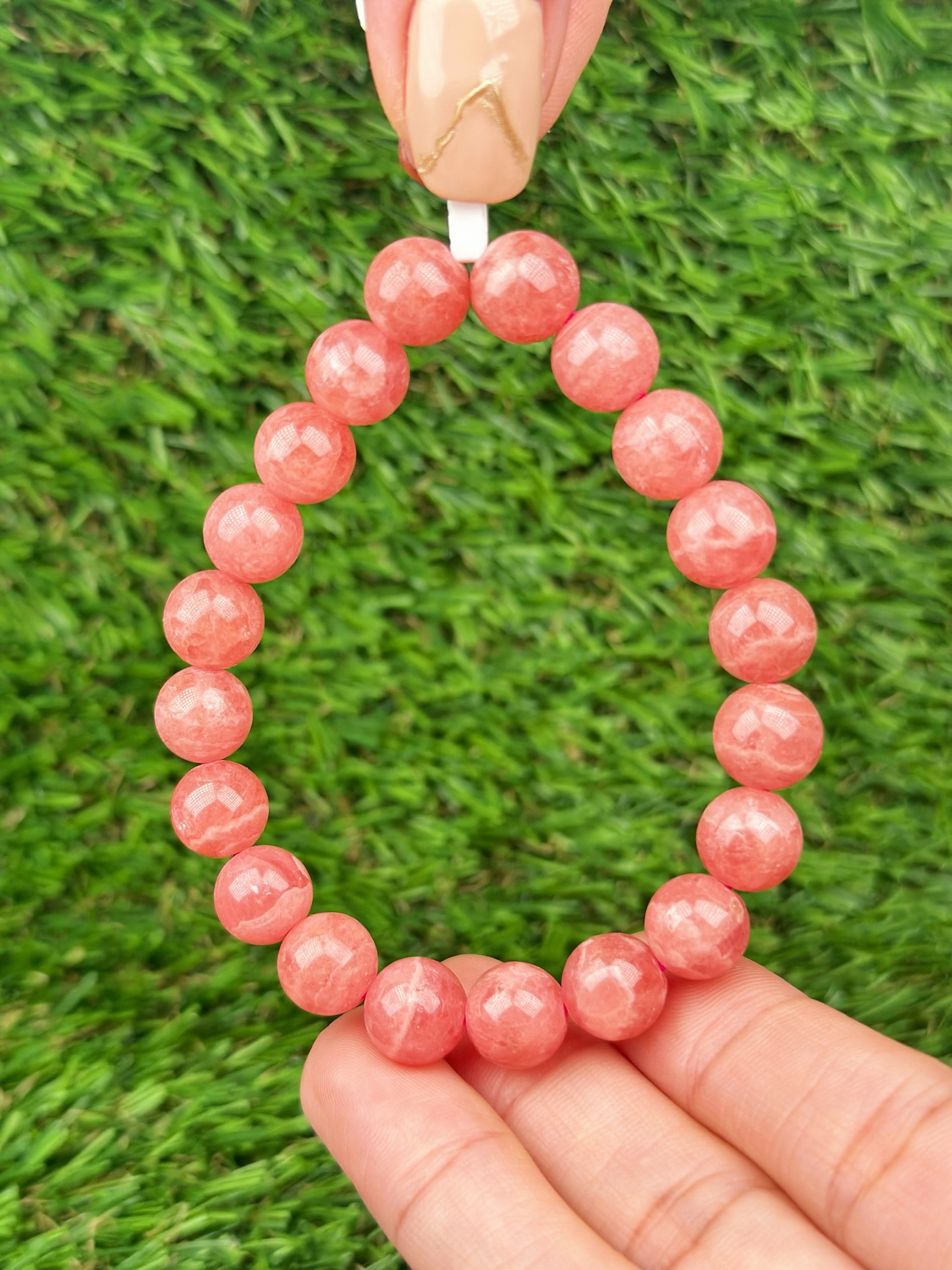 9mm+ 紅紋石🌹Rhodochrosite Bracelet